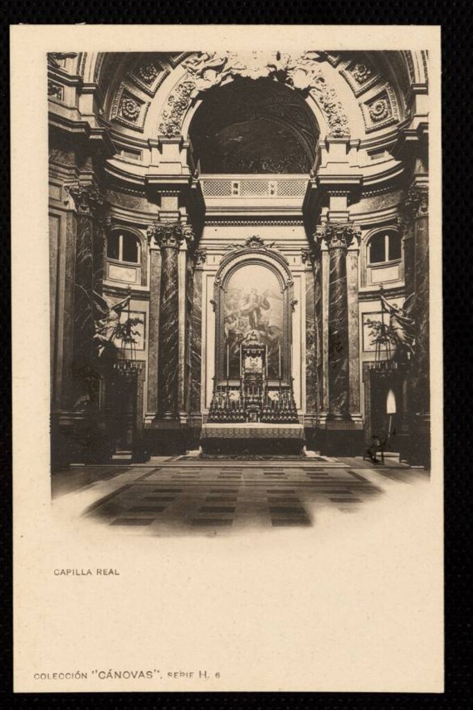 Miniatura de Capilla Real en el Palacio Real