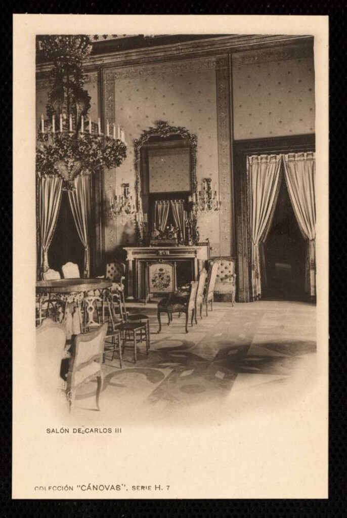 Miniatura de Salón de Carlos III en el Palacio Real