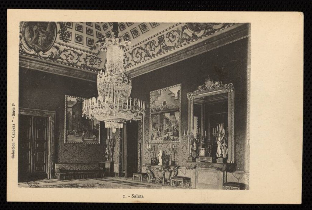 Miniatura de Saleta en el Palacio Real