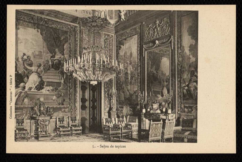 Miniatura de Salón de tapices del Palacio Real
