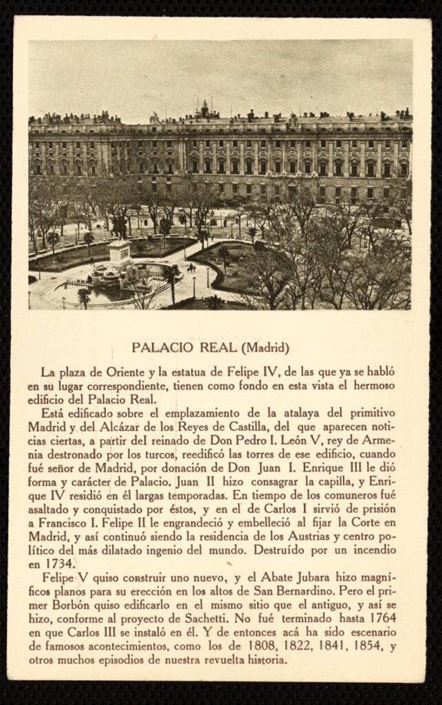 Miniatura de Palacio Real