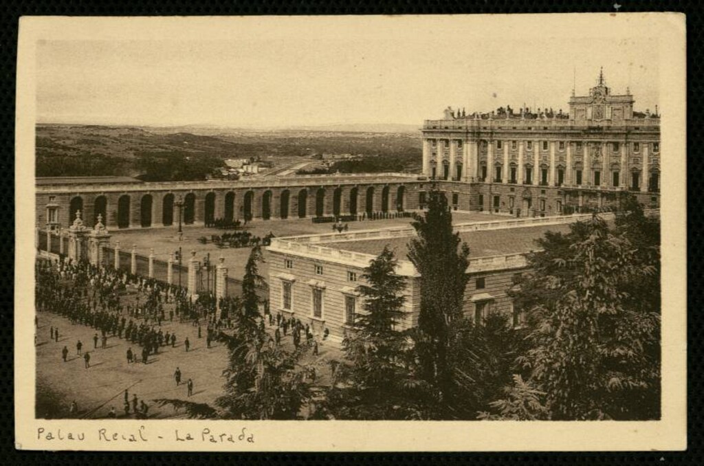 Miniatura de Parada en el Palacio Real