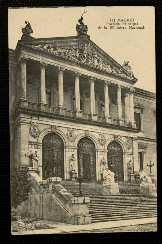 Miniatura de Portada principal de la Biblioteca Nacional