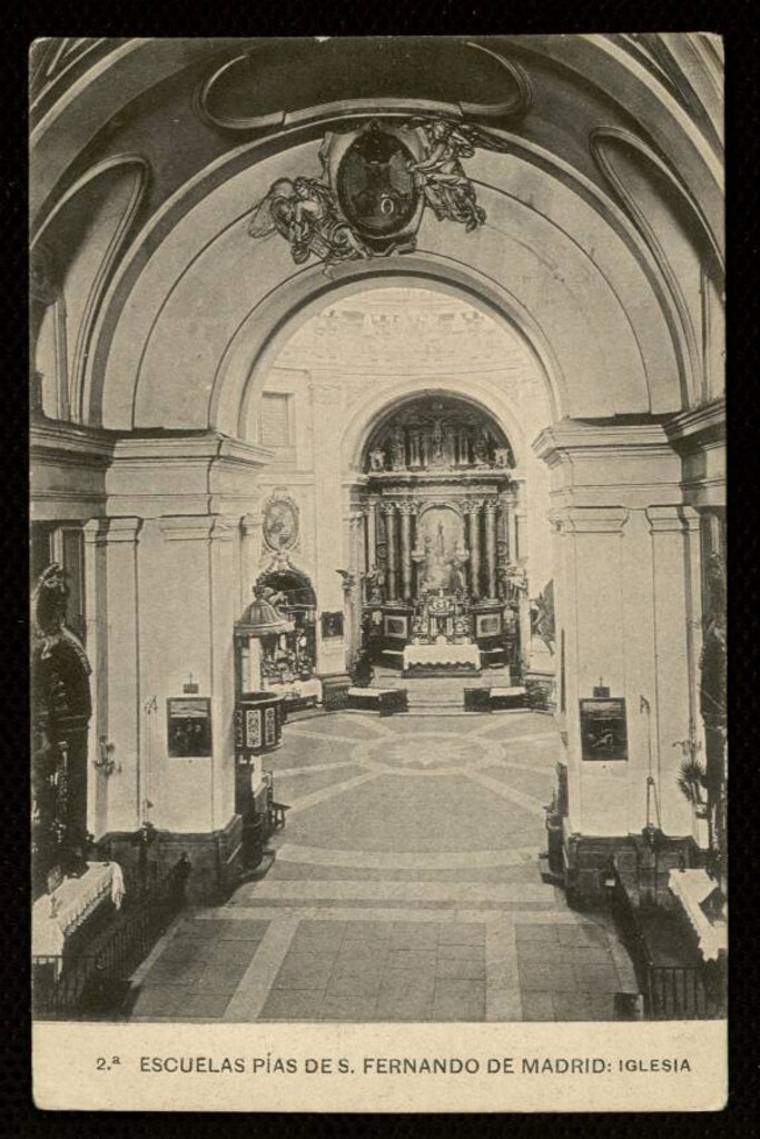 Miniatura de Escuelas Pías de San Fernando de Madrid, Iglesia