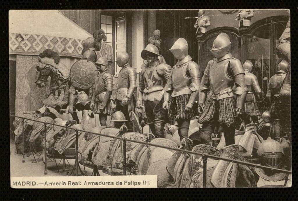 Miniatura de Armería Real. Armaduras de Felipe III