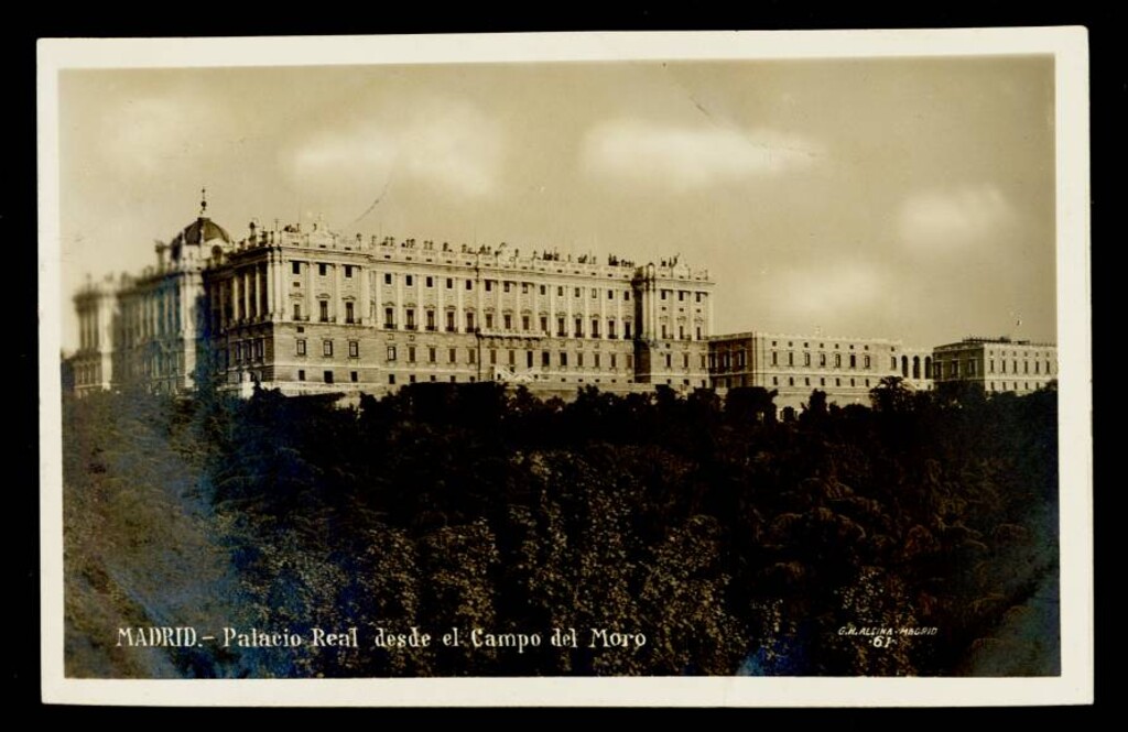 Miniatura de Palacio Real desde el Campo del Moro