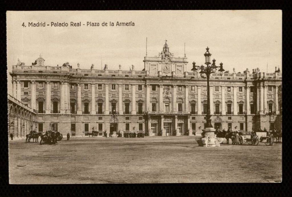Miniatura de Palacio Real. Plaza de la Armería