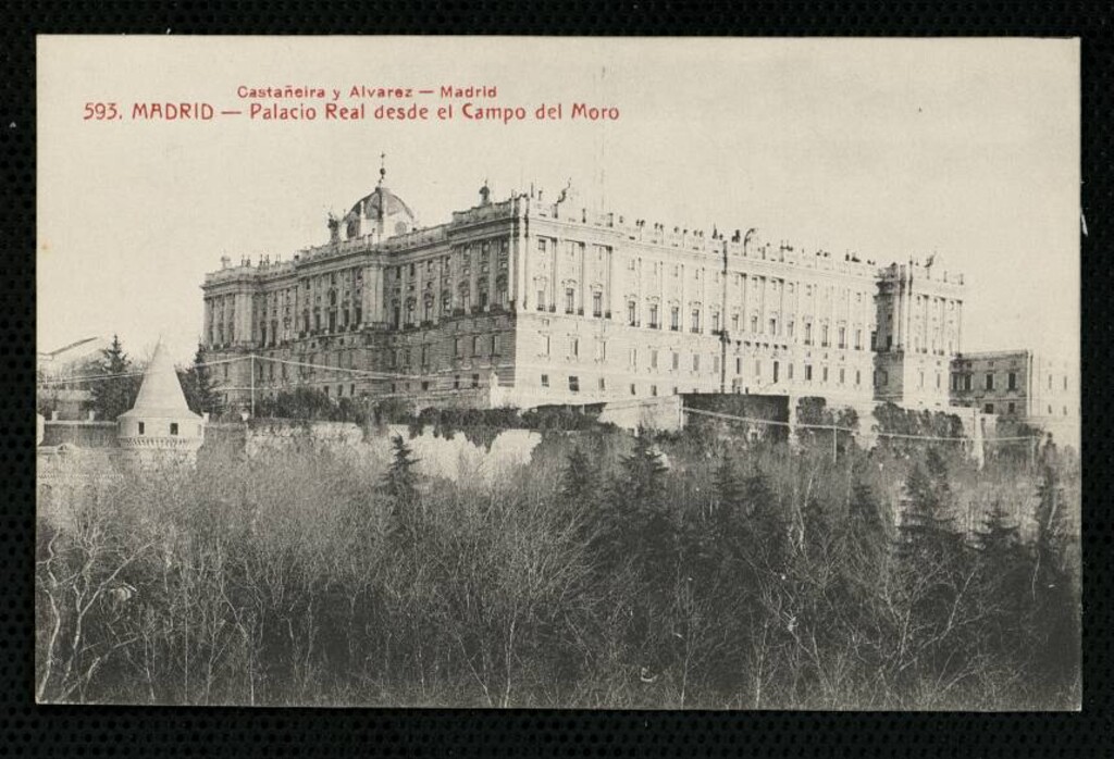 Miniatura de Palacio Real desde el Campo del Moro