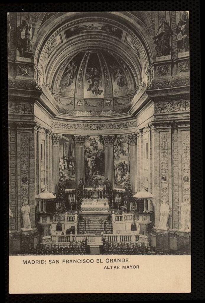 Miniatura de San Francisco El Grande. Altar mayor