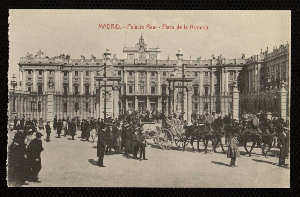 Miniatura de Palacio Real. Plaza de la Armería
