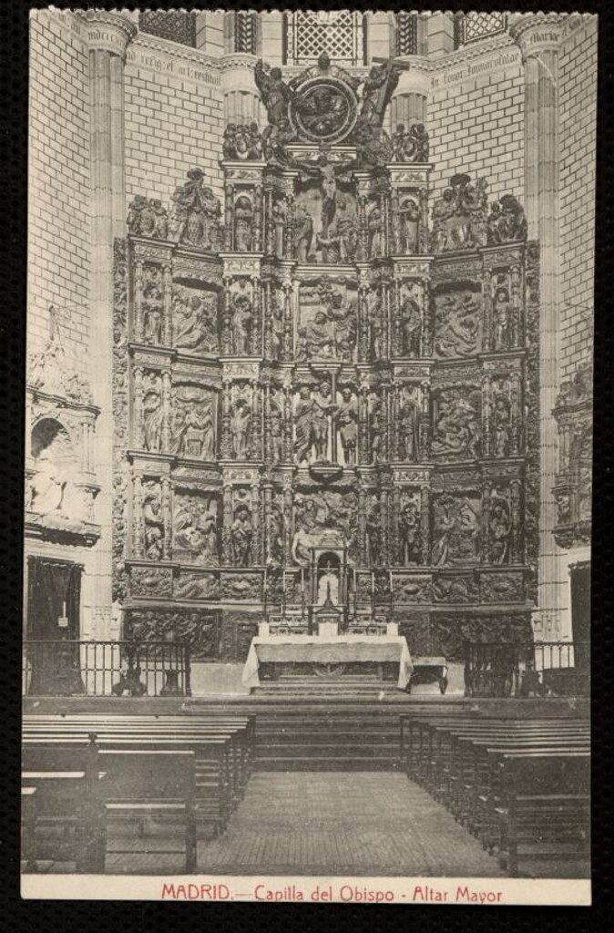 Miniatura de Altar Mayor de la Capilla del Obispo