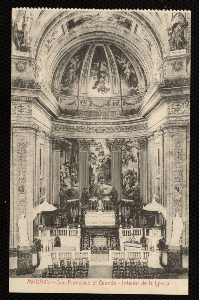 Miniatura de San Francisco El Grande. Interior de la Iglesia