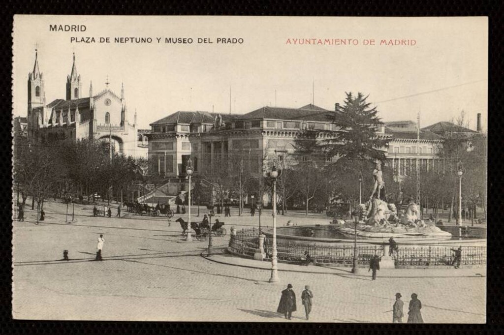Miniatura de Plaza de Neptuno y Museo del Prado
