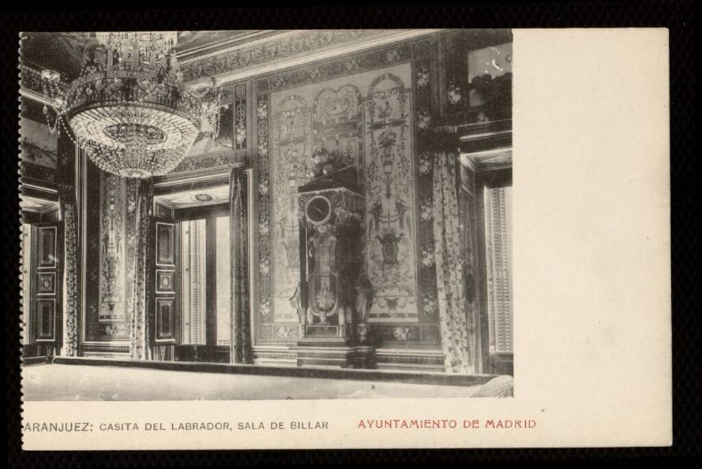 Miniatura de Aranjuez. Casa del Labrador. Sala de billar