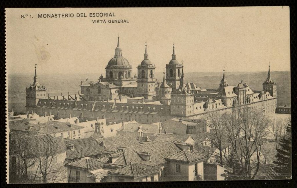 Miniatura de Monasterio del Escorial. Vista general