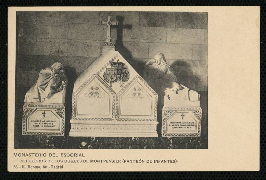 Miniatura de Monasterio del Escorial. Sepulcros de los Duques de Montpensier.