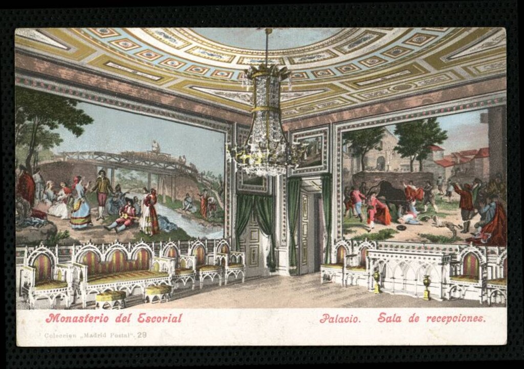 Miniatura de Monasterio del Escorial. Palacio. Sala de recepciones