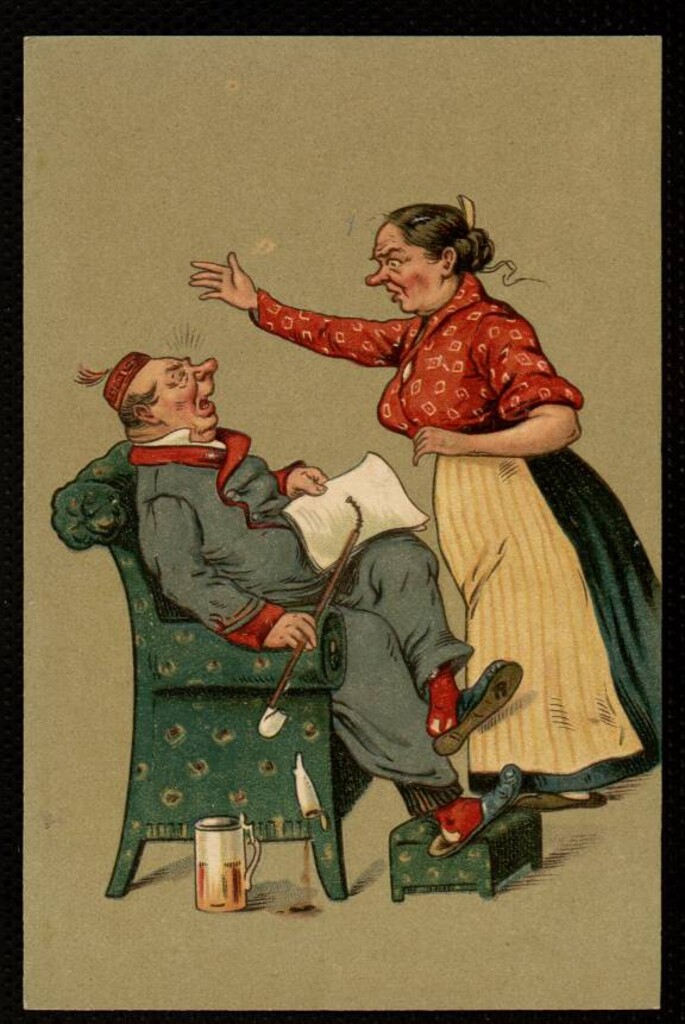 Miniatura de Pareja discutiendo