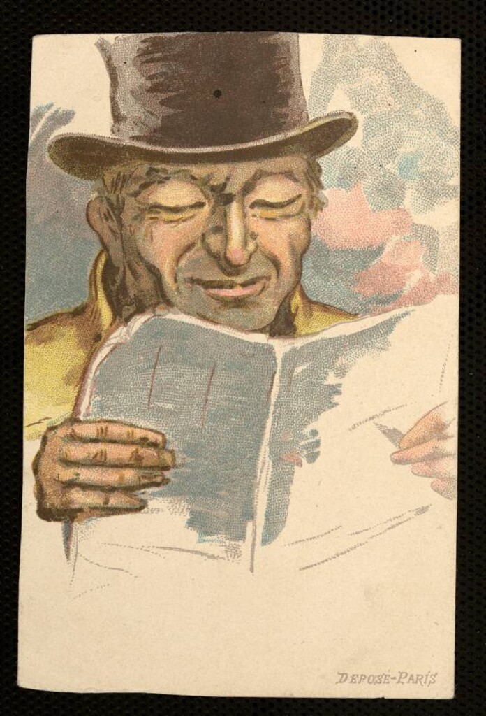 Miniatura de Hombre leyendo el periódico