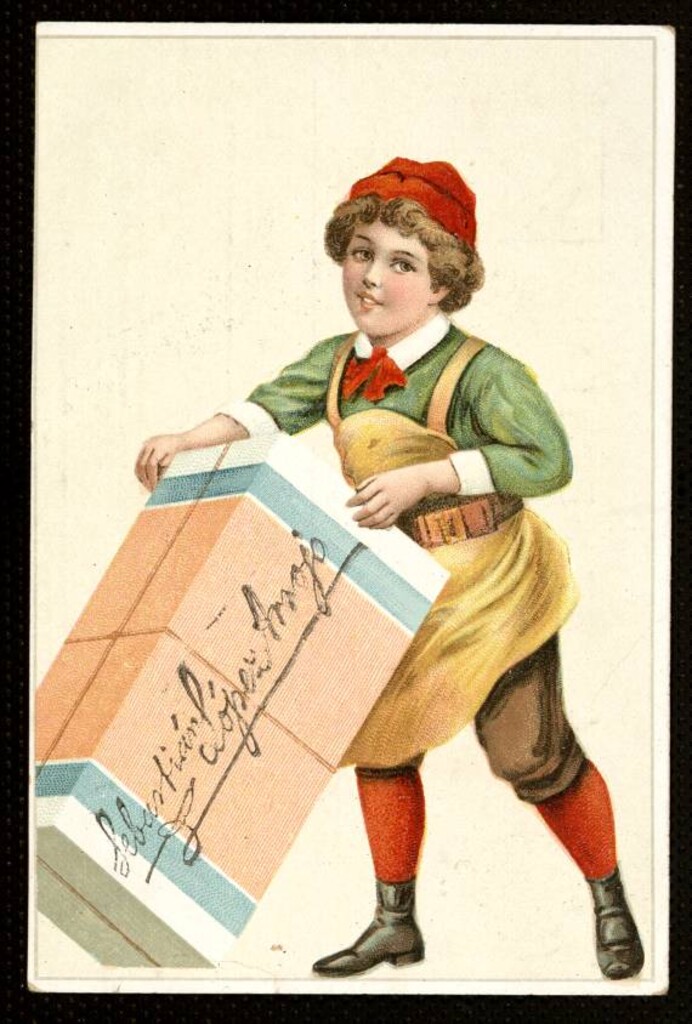 Miniatura de Niño con paquete