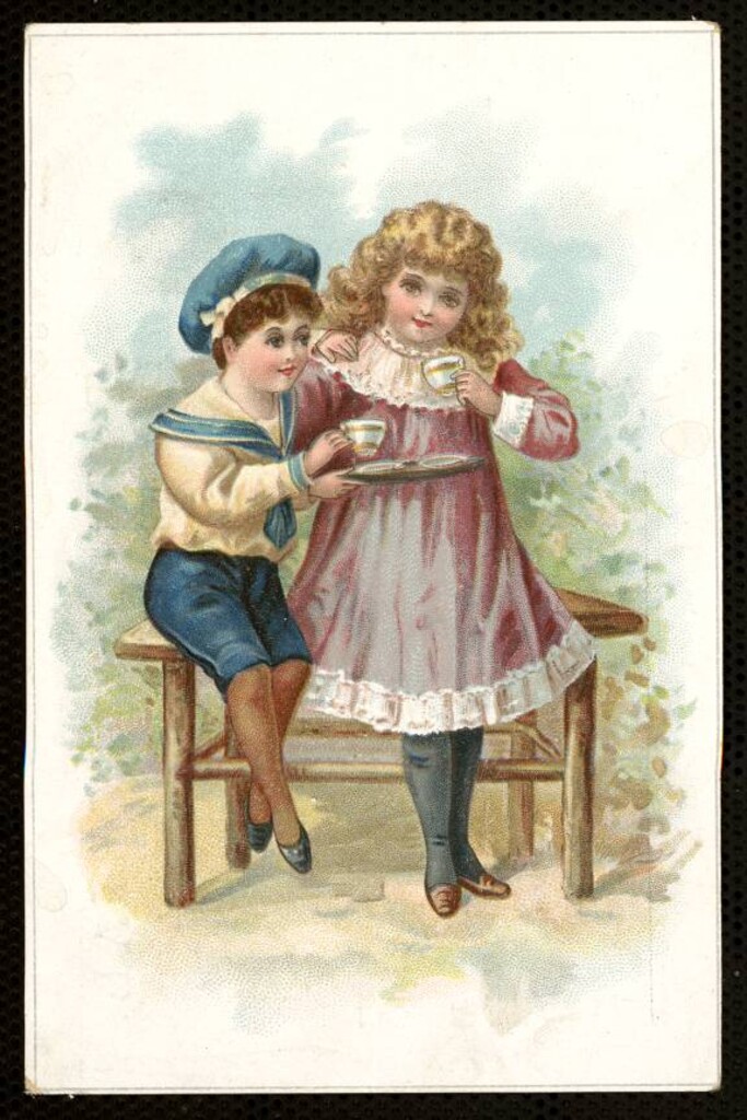 Miniatura de Niñas jugando