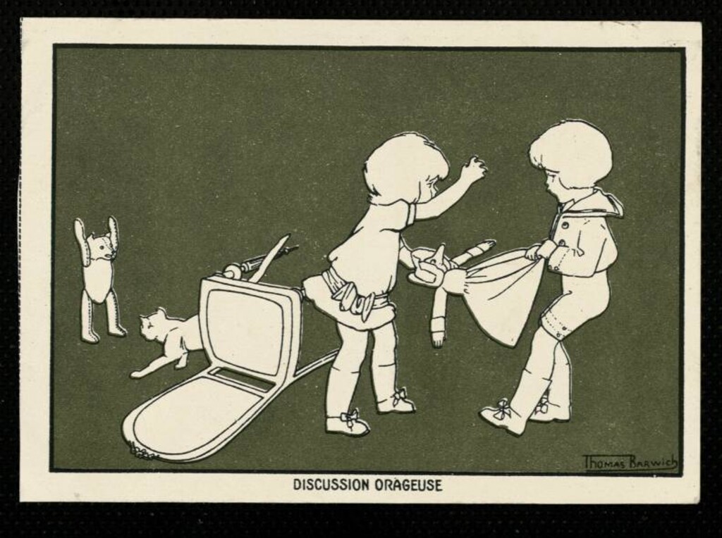 Miniatura de Discussion orageuse (discusión tormentosa)