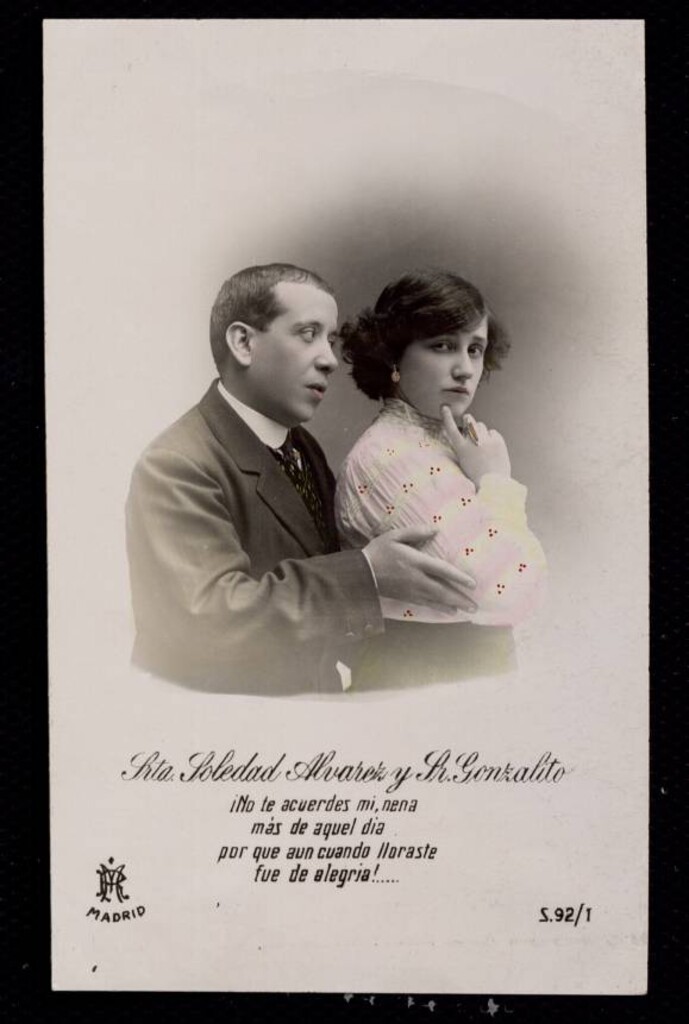Miniatura de Srta. Soledad Alvarez y Sr. Gonzalito