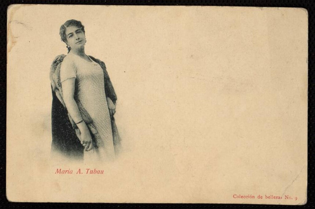 Miniatura de María A. Tubau. Colección de belleza Nº 9