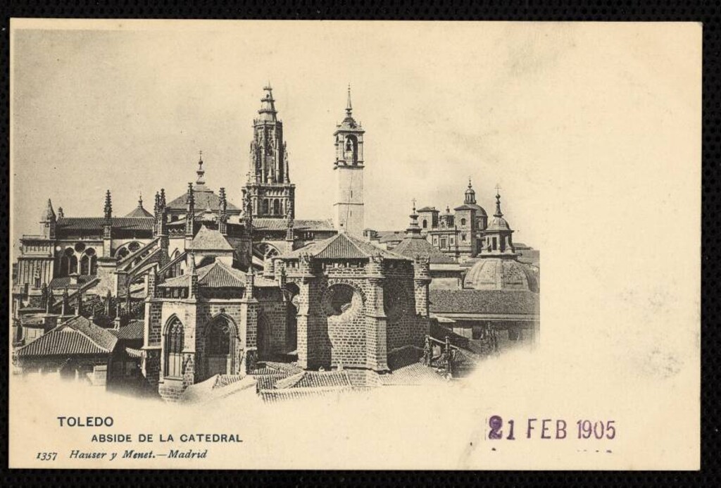 Miniatura de Toledo. Abside de la Catedral