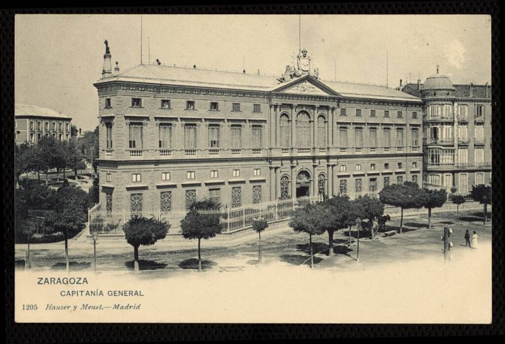 Miniatura de Zaragoza. Capitanía General