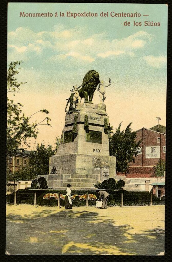 Miniatura de Monumento a la Exposición del Centenario de los Sitios