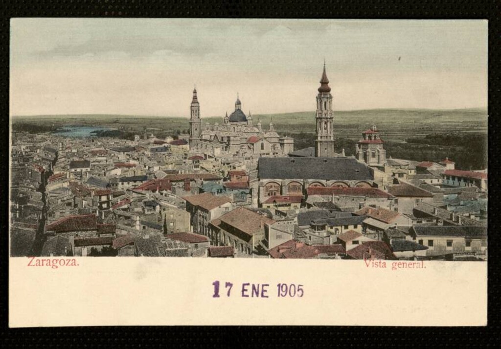Miniatura de Zaragoza. Vista general