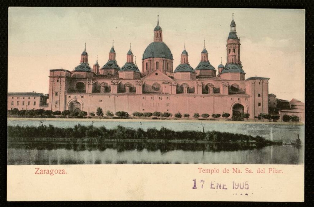 Miniatura de Zaragoza. Templo de Nuestra Señora del Pilar