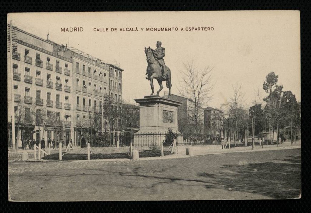 Miniatura de Calle de Alcalá y Monumento a Espartero