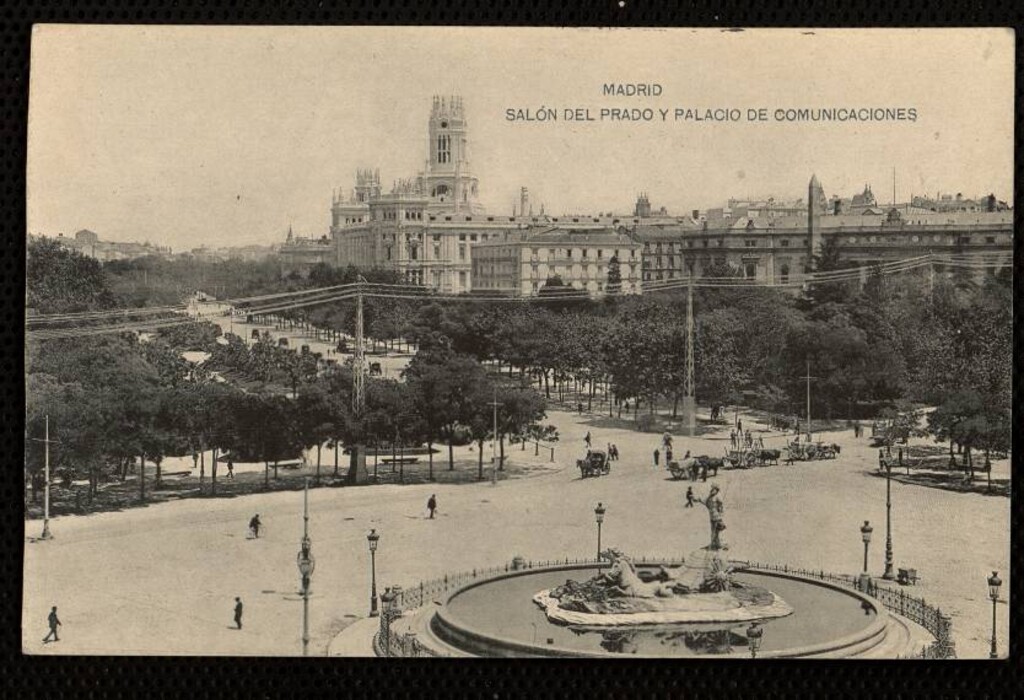 Miniatura de Salón del Prado y Palacio de Comunicaciones