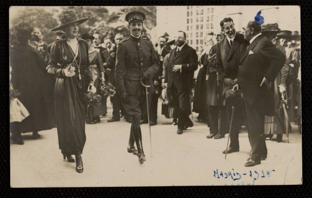 Miniatura de SS.MM. Alfonso XIII y Victoria Eugenia