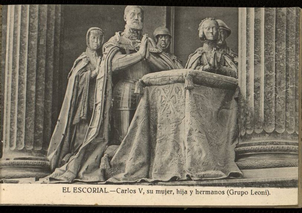 Miniatura de Carlos V, su mujer, hija y hermanos (Grupo Leoni)