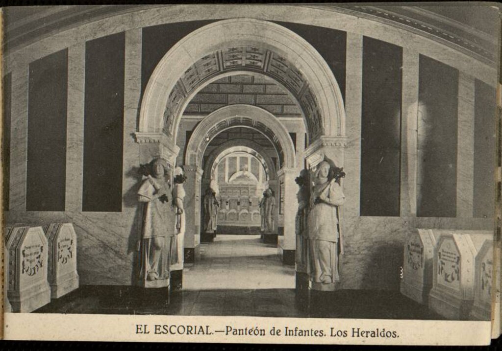 Miniatura de El Escorial. Panteon de Infantes. Los Heraldos