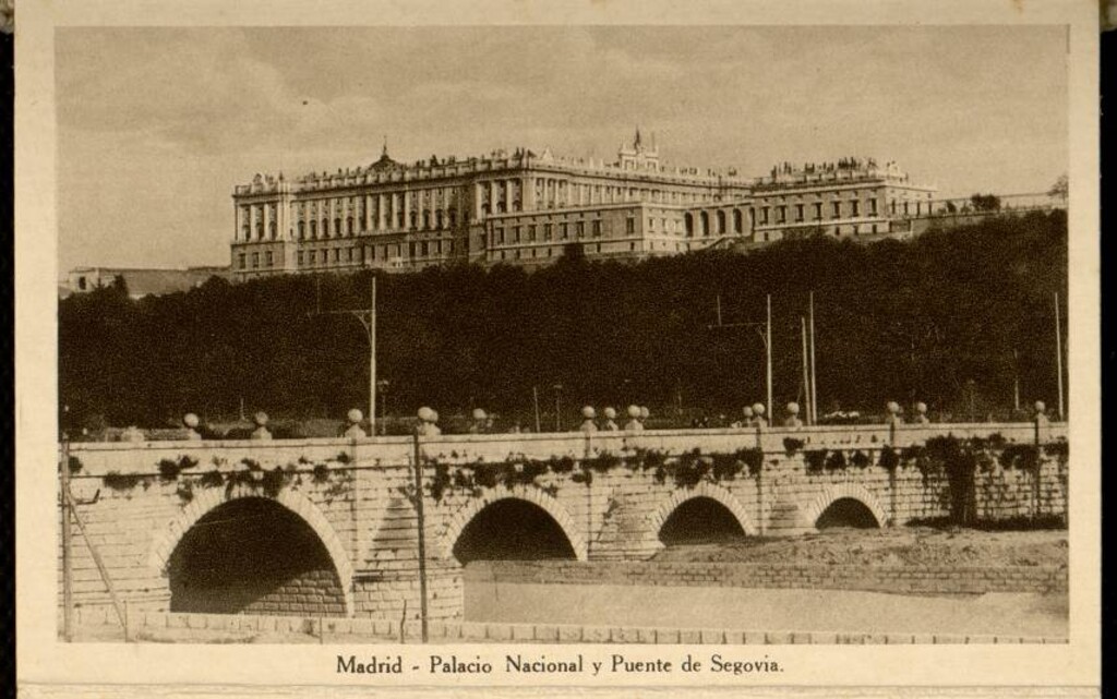 Miniatura de Palacio Nacional y Puente de Segovia