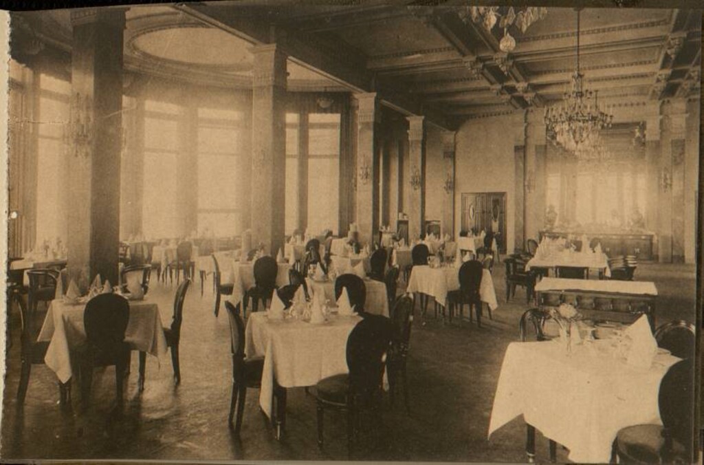 Miniatura de Círculo de Bellas Artes. Un ángulo del comedor