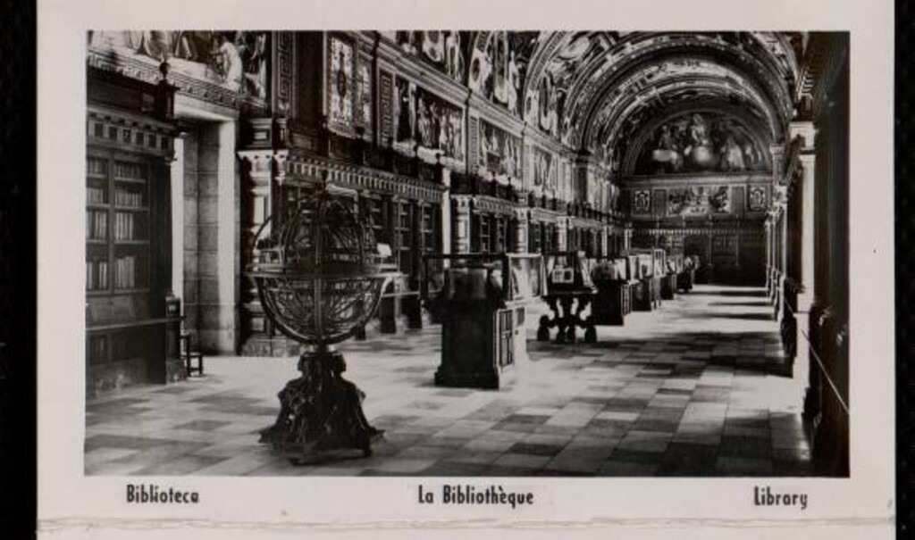Miniatura de El Escorial. Biblioteca