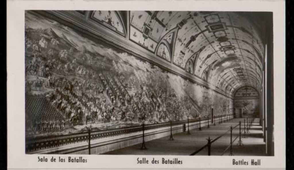 Miniatura de El Escorial. Sala de las Batallas