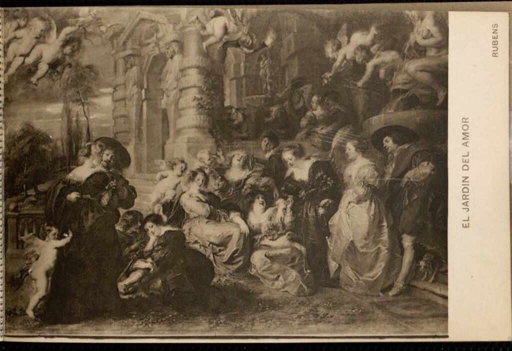 Miniatura de Museo del Prado. Rubens. El Jardín del Amor