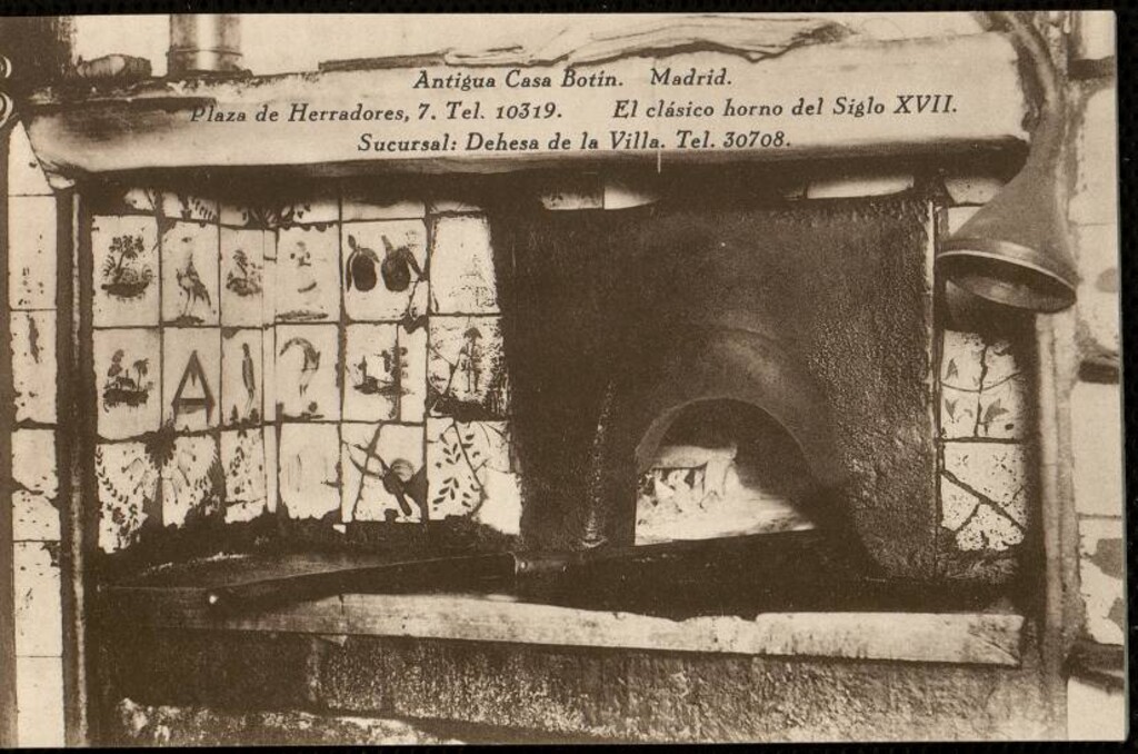 Miniatura de Antigua Casa de Botín. El clásico horno del siglo XVII