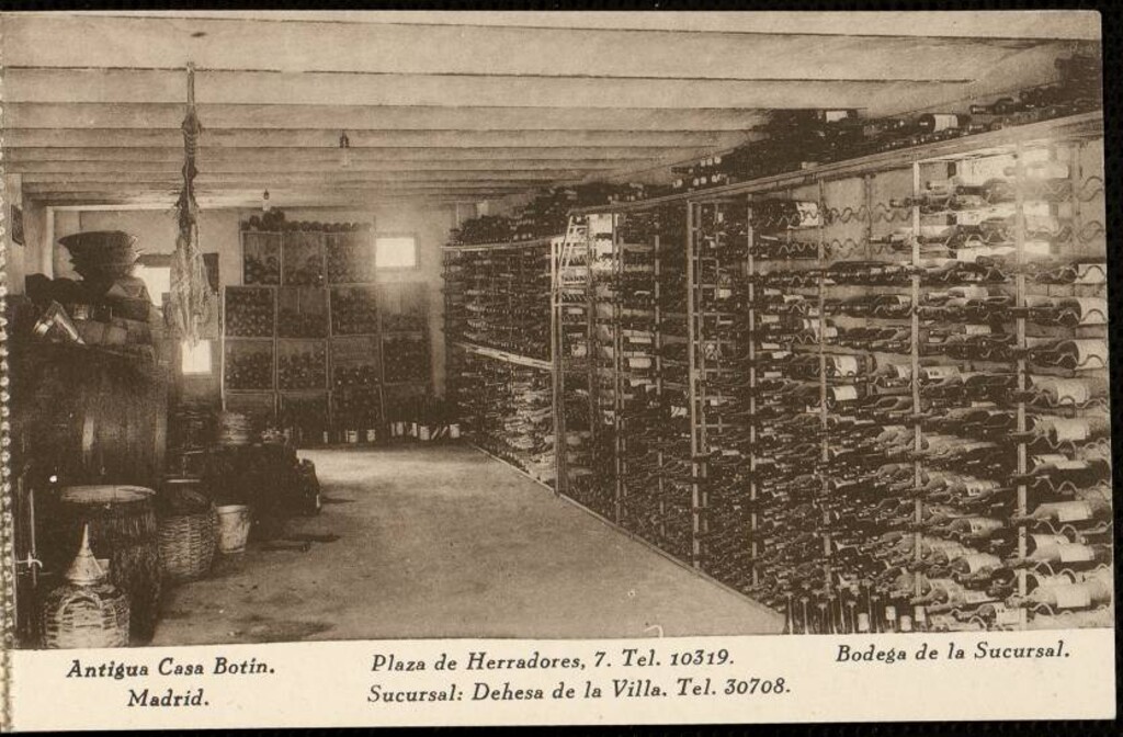 Miniatura de Antigua Casa de Botín. Bodega de la sucursal
