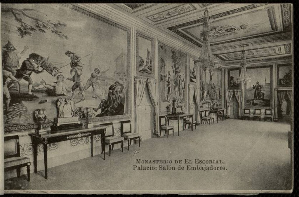 Miniatura de Monasterio de El Escorial. Palacio. Salón de Embajadores