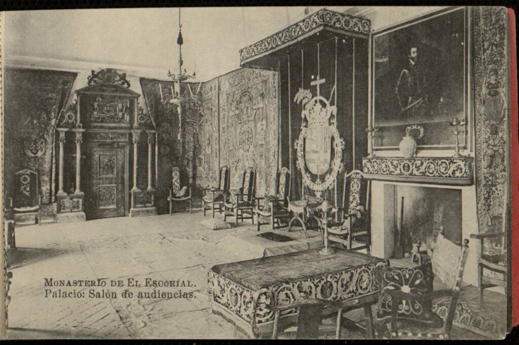 Miniatura de Monasterio del Escorial. Palacio: Salón de audiencias