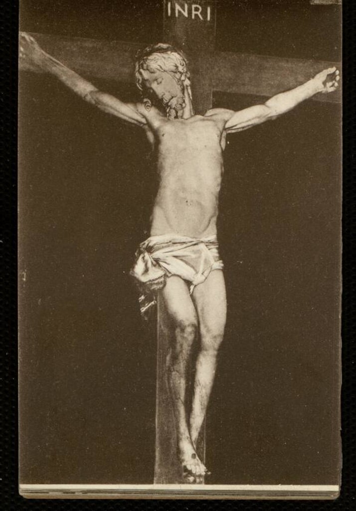 Miniatura de Monasterio de El Escorial. Crucifijo de Cellini