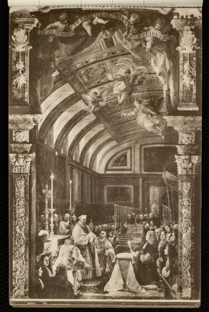 Miniatura de Monasterio de El Escorial. Sacristía: Sagrada forma de F. Coello