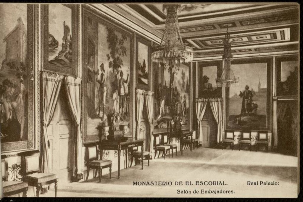 Miniatura de Monasterio de El Escorial. Real Palacio. Salón de Embajadores